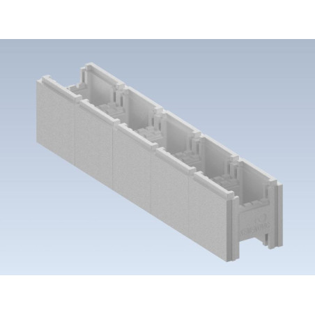 K-POOL 250 RAVNI bazenski element dim. 1250x250mm, visine 250 mm