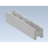 K-POOL 250 RAVNI bazenski element dim. 1250x250mm, visine 250 mm
